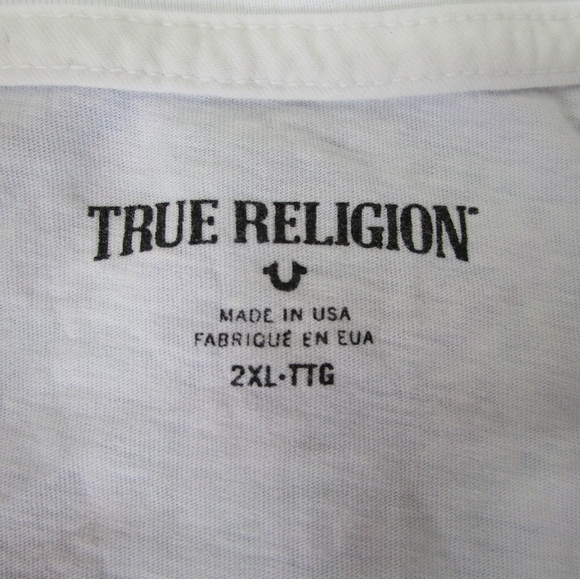 True religion white t shirt - Picture 4 of 4
